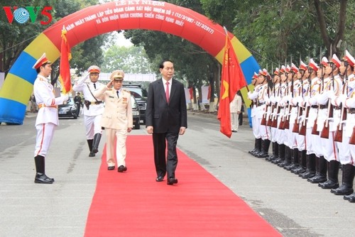 Чан Дай Куанг принял участие в праздновании 20-летия формирования 1-го батальона спецназа - ảnh 1